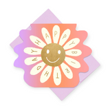 Carolyn Suzuki Smile Flower Shaped Birthday Card