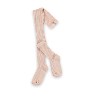 Molo Girls Glitter Ribbed Tights ~ Fluffy Rose