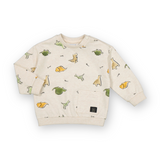 Mayoral Baby Boy Dinosaur Print Sweatshirt ~ Oat