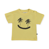 Molo Baby Enzo Tee & Solar Shorts Set ~ Popcorn/Sunrise Smiles