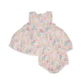 Angel Dear Muslin Kimono Dress & Bloomer ~ Pinwheel Floral