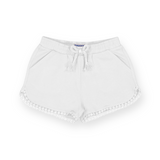 Mayoral Girls Basic Shorts w/ Trim ~ White