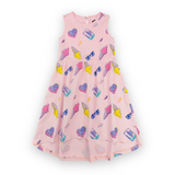 Appaman Girls Naxios All Over Printed Dress ~ Pink