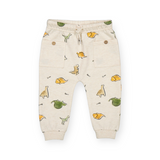 Mayoral Baby Boy Dinosaur Printed Sweatpants ~ Oat