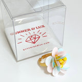 Gunner & Lux Flower Power Cotton Candy Adjustable Ring