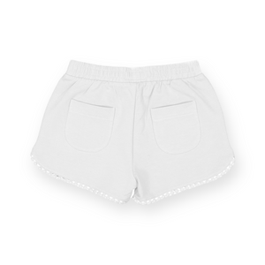Mayoral Girls Basic Shorts w/ Trim ~ White