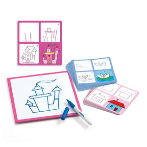 Djeco Josephine & Co Step By Step Drawing Kit