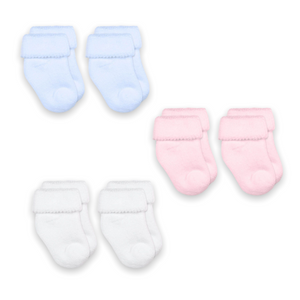 Jefferies Socks Baby Terry Turn Cuff Bootie Socks 2pk