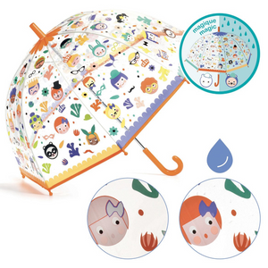 Djeco Color Changing Umbrella ~ Faces