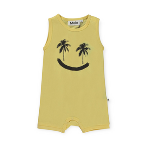 Molo Baby Fu Short Tank Romper ~  Popcorn