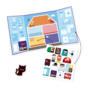 Djeco Repositionable Sticker Stories ~ House