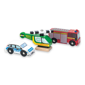 Le Toy Van Emergency Vehicle Set
