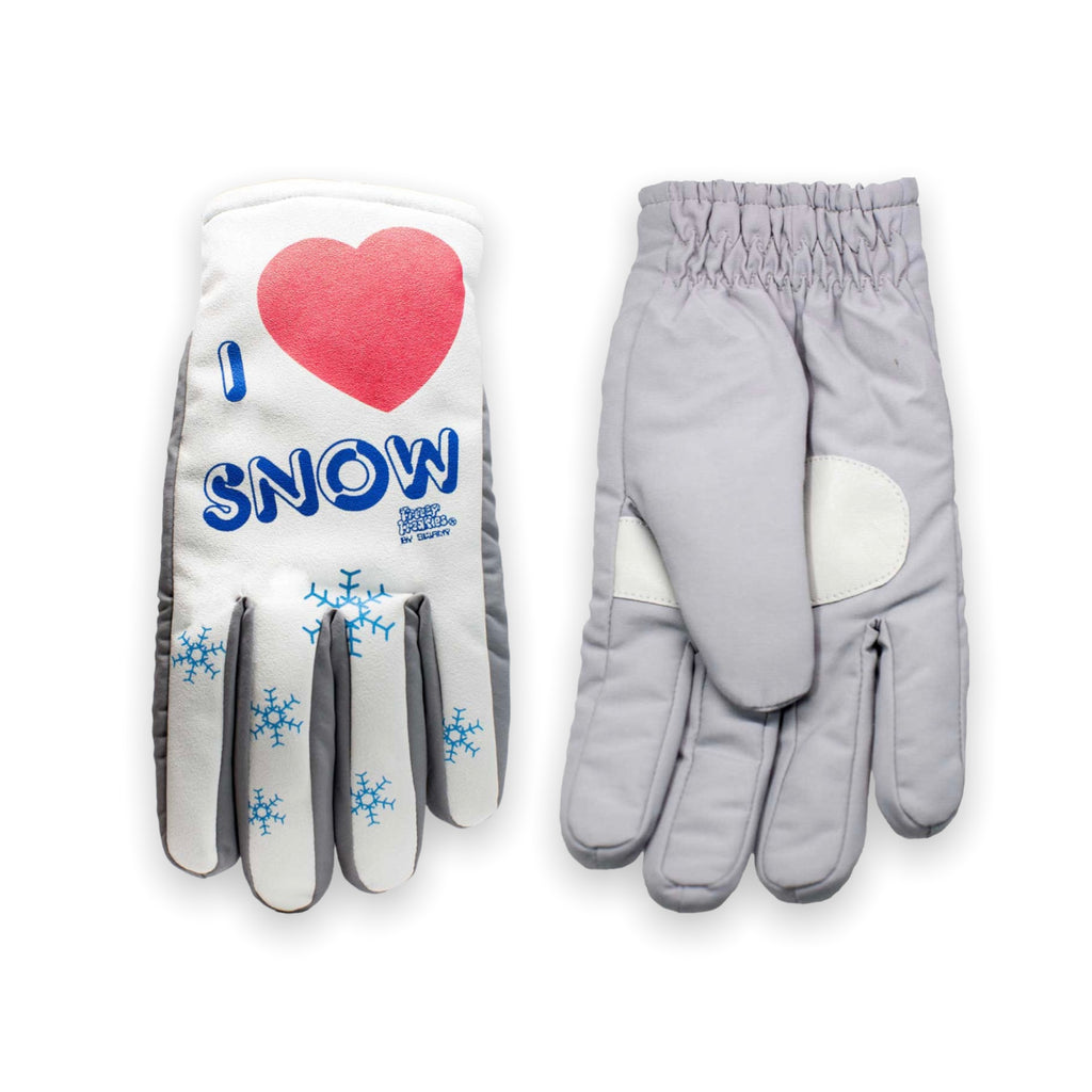 Freezy Freakies Kids Gloves ~ I Love Snow