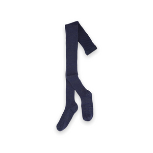 Molo Baby Girl Glitter Ribbed Tights ~ Warm Blue