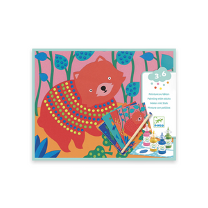 Djeco Painting with Sticks Pointillism Art Set