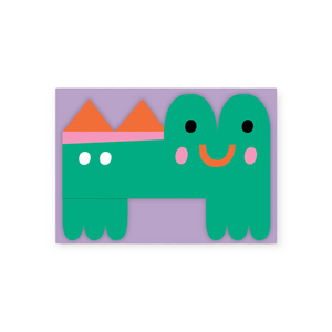 Wrap Croc Fold Out Birthday Card