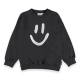 Molo Boys Mar Smiley Sweatshirt ~ Black