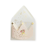 The First Snow Welcome Little Princess Crown Baby Card