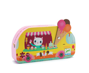 Djeco Ice Cream Truck Silhouette Puzzle