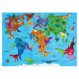 Mudpuppy Dinosaur World Geography Puzzle