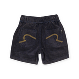 Rock Your Kid Cord Shorts ~ Washed Navy
