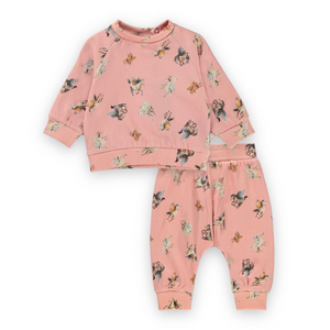 Molo Baby Dicte Sweatshirt & Sona Sweatpants Set ~ Fairy Horses Mini