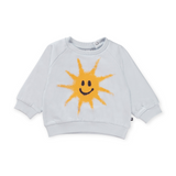 Molo Baby Disc Sweatshirt & Simeon Sweatpants ~ Iced Blue Sun