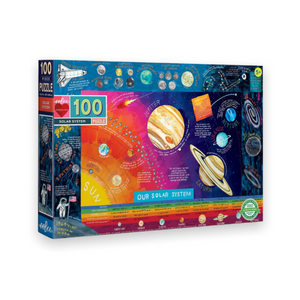 eeBoo Solar System 100pc Puzzle