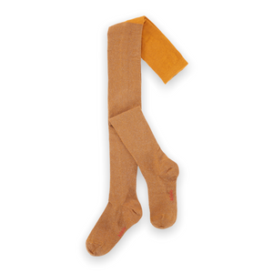 Molo Girls Glitter Tights ~ Old Gold