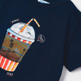 Mayoral Boys Lenticular Slushie Tee Shirt ~ Navy