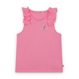 Billieblush Embellished Ruffle Tank Top ~ Pink