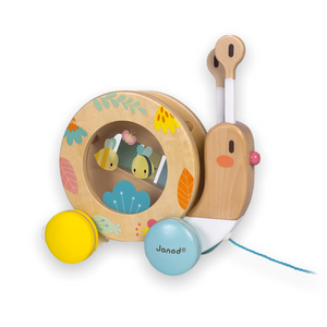 Janod Pure Pull-Along Snail