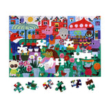 eeBoo Green Market 100pc Puzzle