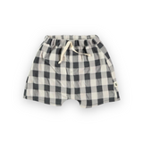 Petit Indi Baby Henley & Bermuda Shorts Set ~ Black/White Check