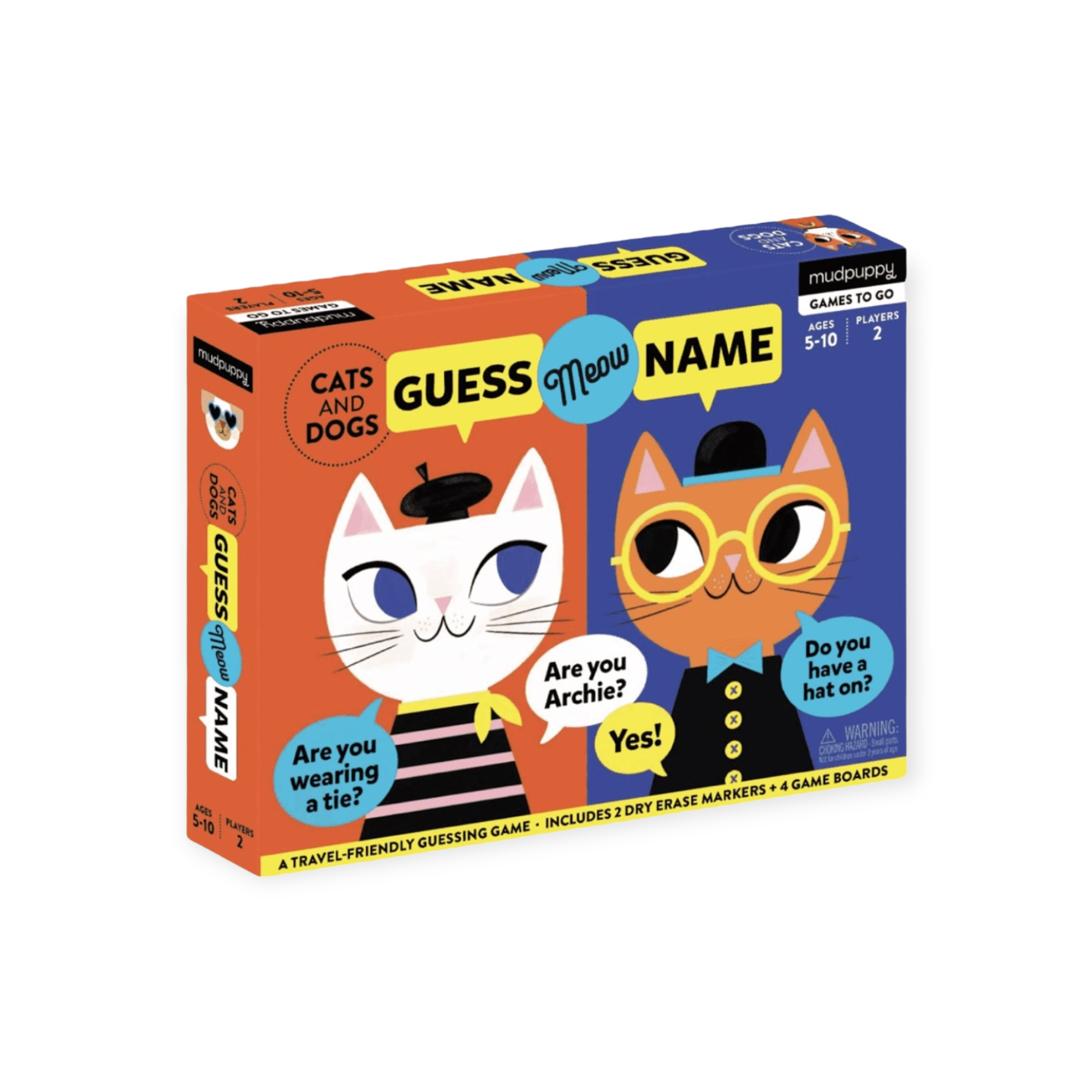 Mudpuppy Cats & Dogs Guess Meow Name – Born Yesterday