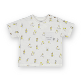 Mayoral Baby Boy Puppies Print Tee Shirt ~ White