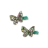 Milk x Soda Mini Glitter Butterfly Hair Clip Duo