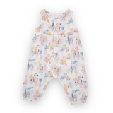 Angel Dear Muslin Snap Front Romper ~ Neopolitan Birds