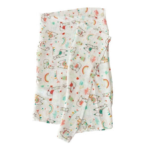 Loulou Lollipop Muslin Swaddle ~ Llama
