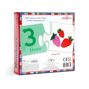eeBoo Preschool Numbers Puzzle Pairs