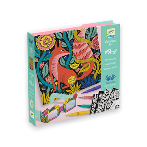 Djeco Fantasy Forest 3D Coloring
