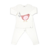 Oh Baby! Bird 2pc Set ~ Cream/Blush