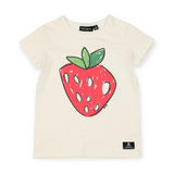 Rock Your Kid Strawberry T-Shirt ~ Cream