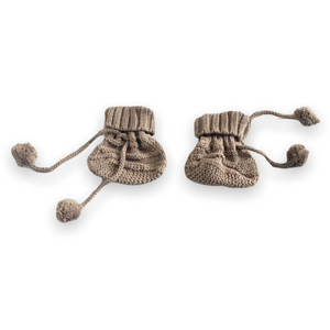 Estella Hand-Knit Baby Booties