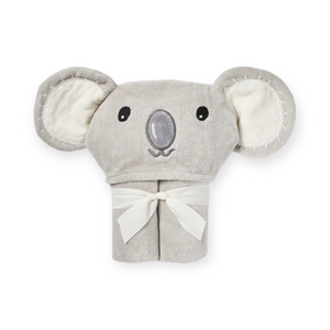 Elegant Baby Hooded Bath Wrap ~ Koala