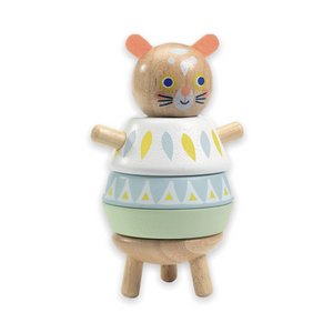 Djeco BabySouri Wooden Stacking Rings