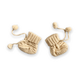 Estella Hand-Knit Baby Booties
