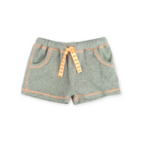 Appaman Girls Majorca Shorts ~ Grey/Peach