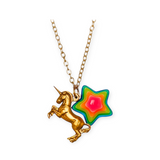 Bottleblond Unicorn & Star Necklace