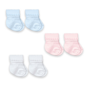 Jefferies Socks Baby Bubble Bootie Socks 2pk